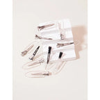 Elevate Your Style with 10Pcs Seamless Transparent Hair Clips - Perfect for Makeup and Wig Styling!