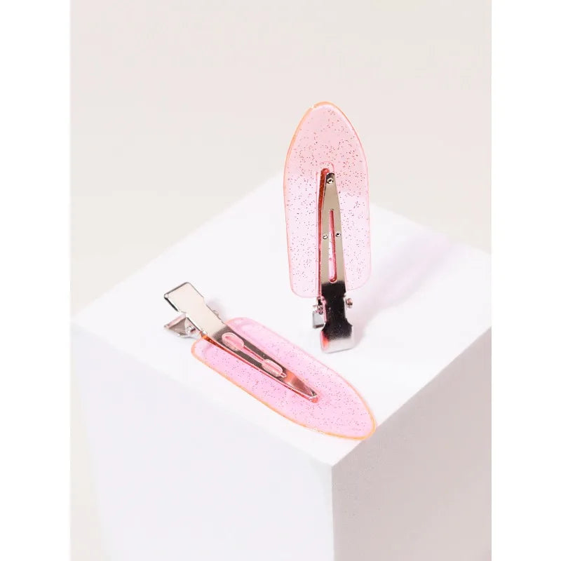 Elevate Your Style with 10Pcs Seamless Transparent Hair Clips - Perfect for Makeup and Wig Styling!