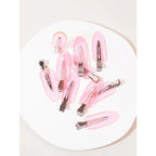 Elevate Your Style with 10Pcs Seamless Transparent Hair Clips - Perfect for Makeup and Wig Styling!